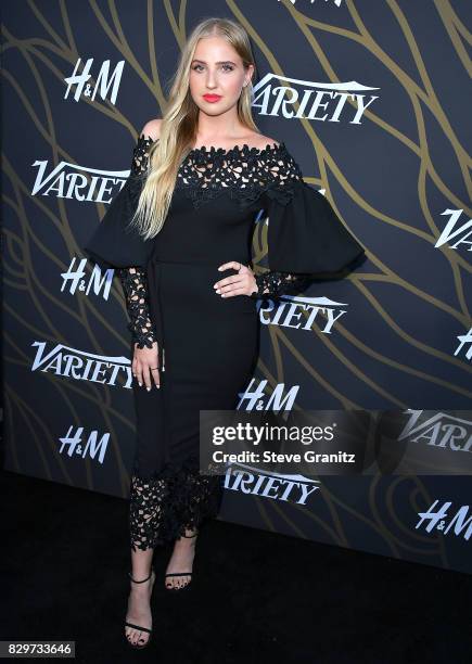 Veronica Dunne arrives at the Variety Power Of Young Hollywood at TAO Hollywood on August 8, 2017 in Los Angeles, California.