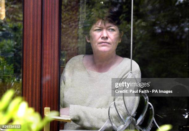 Paula McCartney, sister of murder victim Robert McCartney, at the front door of her home. Paula McCartney is to leave her home of 40 years so she no...