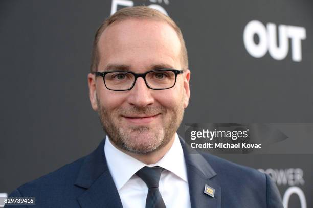 Political strategist Chad Griffin attends OUT Magazine's OUT POWER 50 gala and award presentation presented by Genesis on August 10, 2017 in Los...