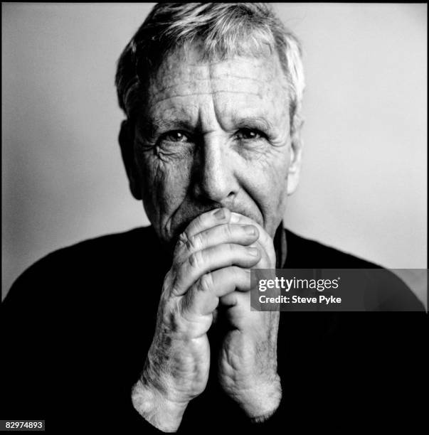 Author Amos Oz poses for a portrait shoot in New York, USA.