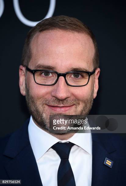 Political activist Chad Griffin arrives at OUT Magazine's Inaugural POWER 50 Gala & Awards Presentation at Goya Studios on August 10, 2017 in Los...
