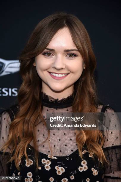 Actress Tara Lynne Barr arrives at OUT Magazine's Inaugural POWER 50 Gala & Awards Presentation at Goya Studios on August 10, 2017 in Los Angeles,...