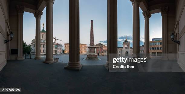 potsdam alter markt (old market square) - panorama (brandenburg/ germany) - potsdam brandenburg stock-fotos und bilder