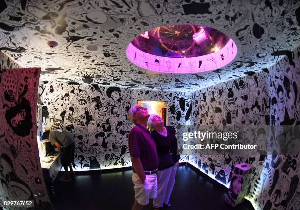 The Meow Wolf tourist attraction which has been described as an "immersive, multimedia experiences" at its location in an old bowling alley in Santa...