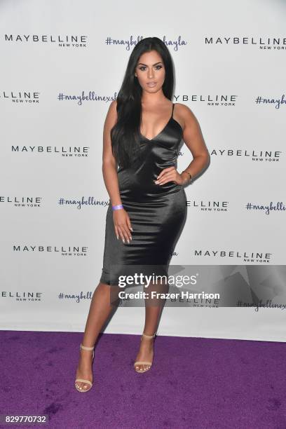 Nazanin Kavari attends Maybelline's Los Angeles Influencer Launch Event at 1OAK on August 10, 2017 in West Hollywood, California.