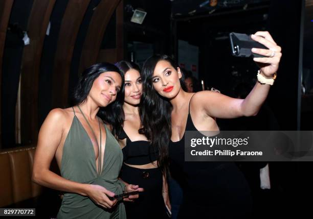 Teni Panosian, Eman and Angelica Coronado Mikaelian attend Maybelline New York Celebrates First Ever Co-branded Product Collection With Beauty...