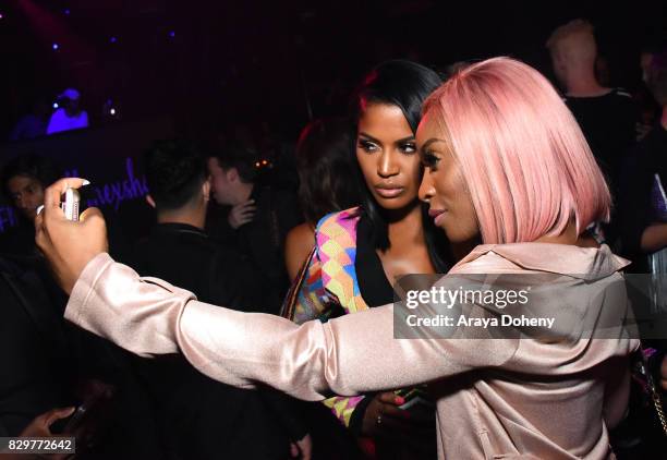 Shayla Mitchell and Jackie Aina attend Maybelline New York Celebrates First Ever Co-branded Product Collection With Beauty Influencer Shayla Mitchell...