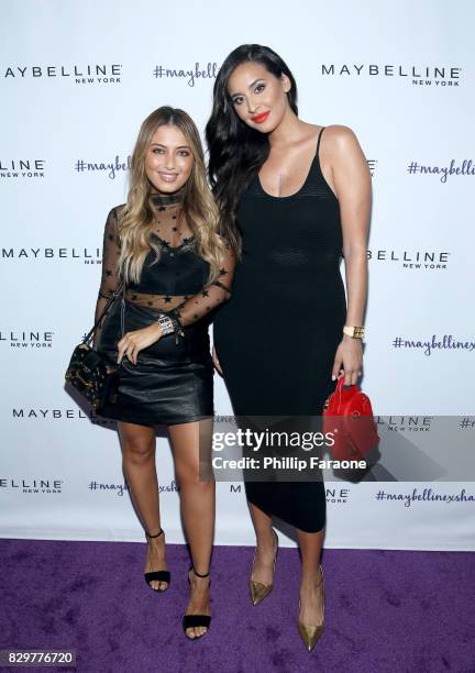 Angelica Coronado Mikaelian and guest attend Maybelline New York Celebrates First Ever Co-branded Product Collection With Beauty Influencer Shayla...