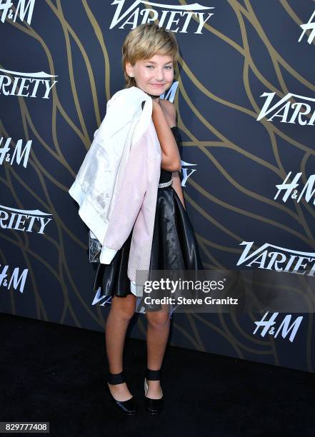 Anna Pniowsky arrives at the Variety Power Of Young Hollywood at TAO Hollywood on August 8, 2017 in Los Angeles, California.