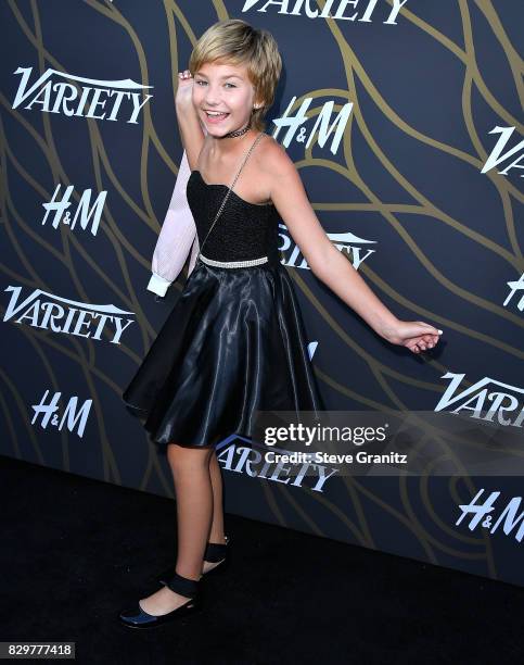 Anna Pniowsky arrives at the Variety Power Of Young Hollywood at TAO Hollywood on August 8, 2017 in Los Angeles, California.