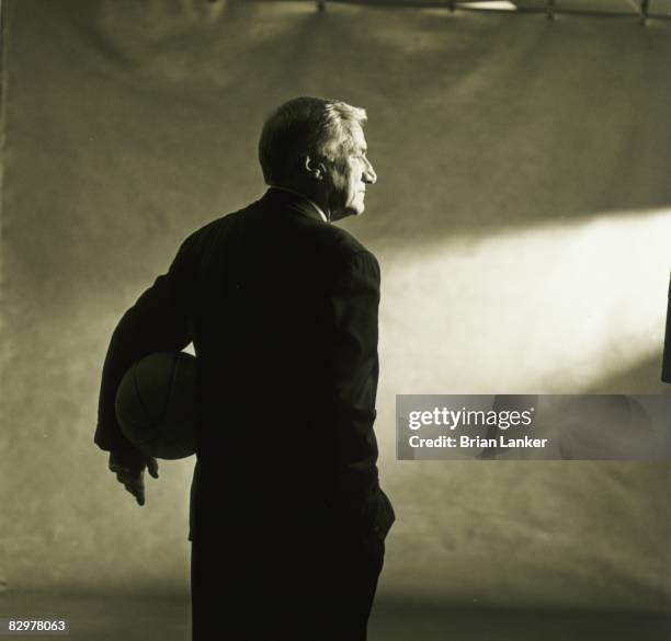 Sportsman of the Year: Closeup portrait of former UNC head coach Dean Smith. Cover. Chapel Hill, NC 12/2/1997 CREDIT: Brian Lanker