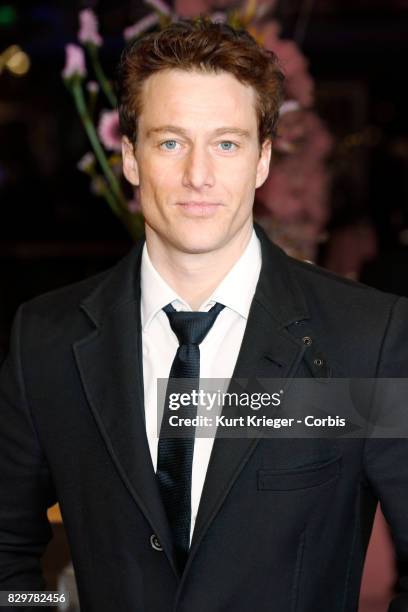 Alexander Fehling arrives at the Opening Night of the 67th Berlin Film Festival in Berlin, Germany on February 08, 2017 EDITORS NOTE: Image has been...