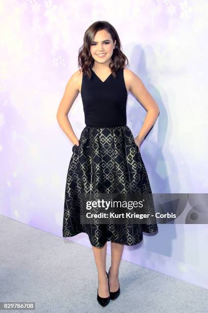 Bailee Madison attends the Hallmark Channel and Hallmark Movies and Mysteries Winter 2016 TCA press tour on January 8, 2016 in Pasadena, California...