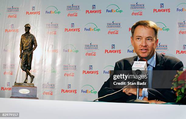 Davis Love III was named the recipient of the 2008 Payne Stewart Award during the PGA TOUR Commissioner Tim Finchem news conference. THE TOUR...