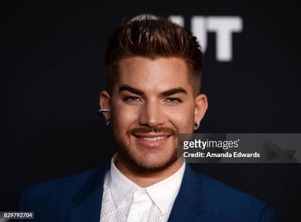Singer Adam Lambert arrives at OUT Magazine's Inaugural POWER 50 Gala & Awards Presentation at Goya Studios on August 10, 2017 in Los Angeles,...