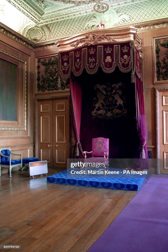 Inside Windsor Castle Throne Room