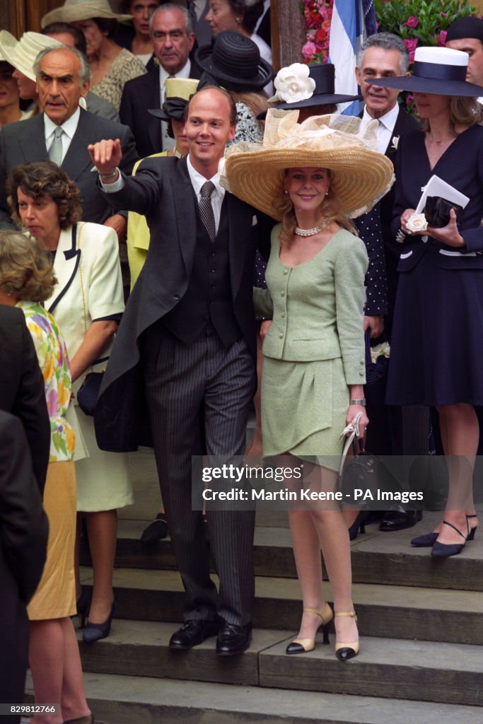 Royalty - Wedding of Prince Pavlos and Marie-Chantal Miller - St Sophia's Cathedral, London