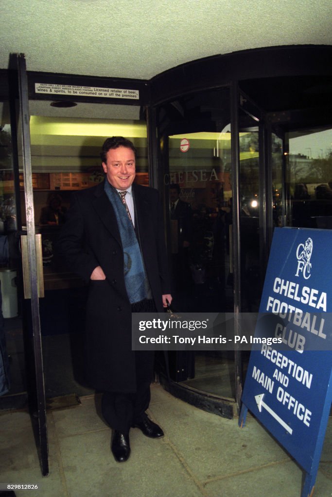 Matthew Harding Chelsea Football Club director Matthew Harding arrives at the... News ...