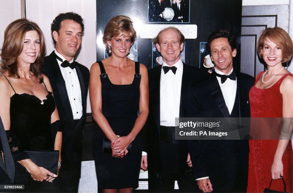 Princess Diana at the chairty screening of Apollo 13
