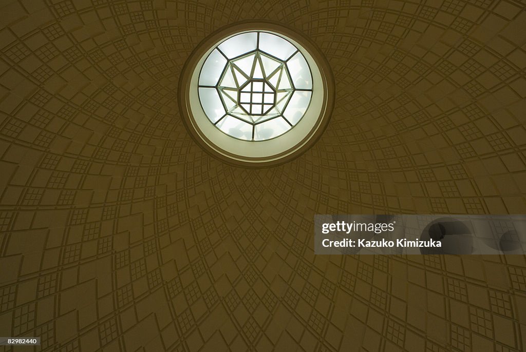 The ceiling of the museum