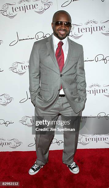 Music mogul Jermaine Dupri attends his 36th birthday party at Tenjune on September 23, 2008 in New York City.
