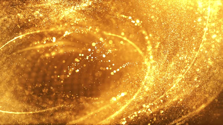 4k Highly Detailed Particle Stream - Loop (Gold) 동영상 (829845148) - 게티이미지뱅크