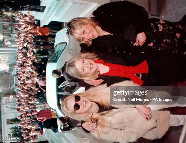 Three fans from England Jennifer Phippard , Debra Graham and Louise Jackman who paid have 850 Dutch Guilders to stay in the hotel Amstel at the same...