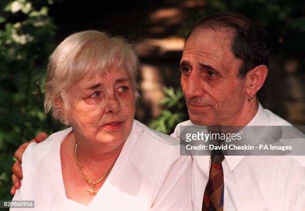 Ann and Alan West, the parents of Moors murder victim Leslie Ann Downey, at the Victims of Crime Trust launch. Lesley was snatched from a fair on...