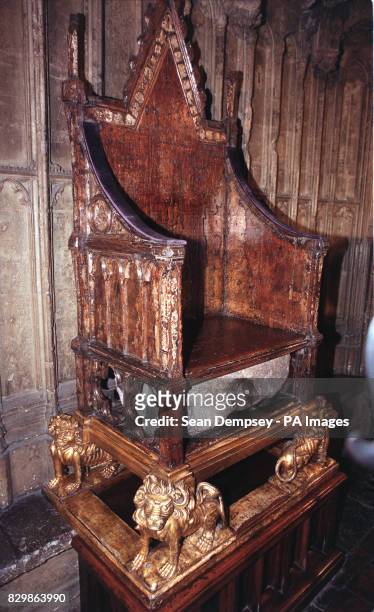 The Coronation Chair, containing the Stone of Scone, in Westminster Abbey. Salisbury Tory MP Robert Key, has claimed that the stone is a fake and has...