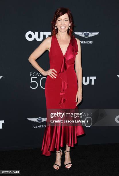 Actress Carrie Preston attends OUT Magazine's inaugural POWER 50 gala and awards presentation at Goya Studios on August 10, 2017 in Los Angeles,...