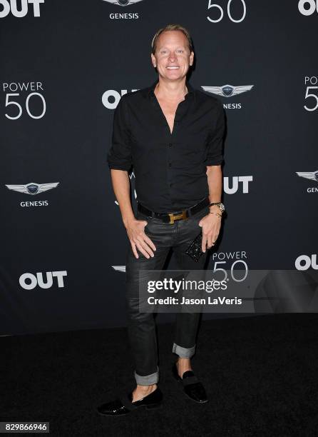 Carson Kressley attends OUT Magazine's inaugural POWER 50 gala and awards presentation at Goya Studios on August 10, 2017 in Los Angeles, California.