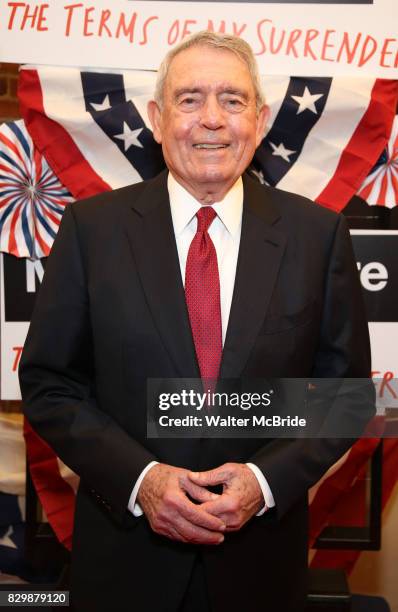 Dan Rather attends the Broadway Opening Night Performance for 'Michael Moore on Broadway' at the Belasco Theatre on August 10, 2017 in New York City.