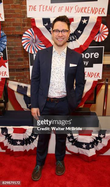 Tim Federle attends the Broadway Opening Night Performance for 'Michael Moore on Broadway' at the Belasco Theatre on August 10, 2017 in New York City.