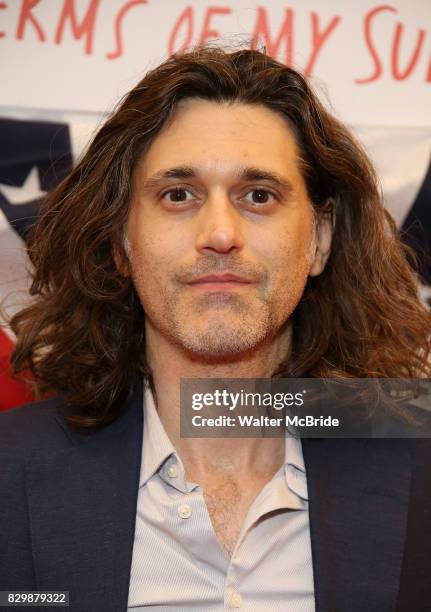 Lucas Hnath attends the Broadway Opening Night Performance for 'Michael Moore on Broadway' at the Belasco Theatre on August 10, 2017 in New York City.