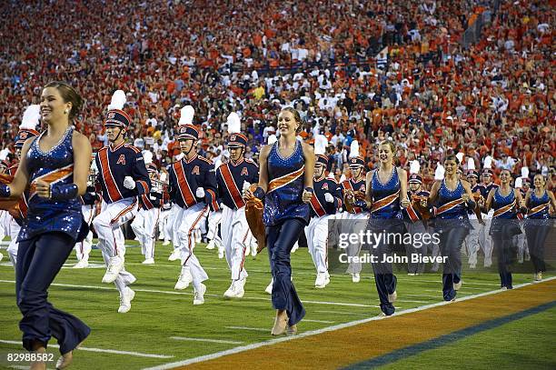 Auburn cheerleaders during game vs LSU. Auburn, AL 9/20/2008 CREDIT: John Biever