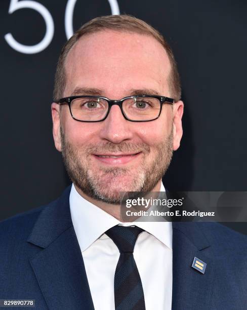 Political strategist Chad Griffin attends OUT Magazine's Inaugural Power 50 Gala & Awards Presentation at Goya Studios on August 10, 2017 in Los...