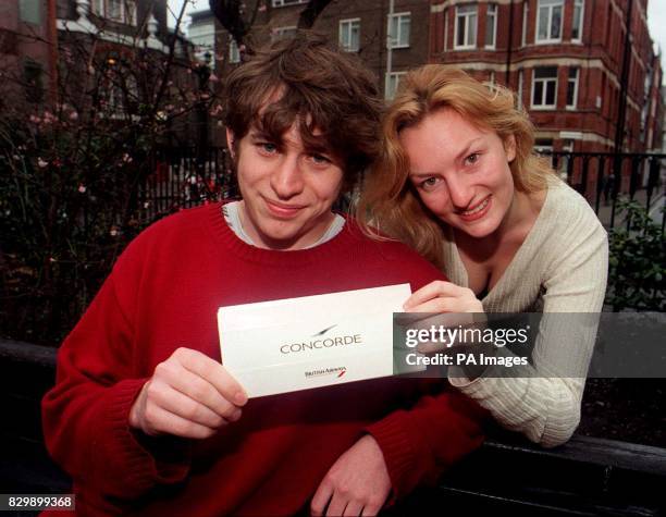London students James Roberts and Joanna Higgs two of the 200 people, who were today celebrating having beaten off massive competition to pick up...