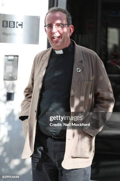 Reverend Richard Coles seen leaving BBC Radio 2. The Pop star turned vicar is the latest contestant to sign up for Strictly Come Dancing 2017 on...