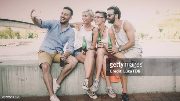selfie time - glases group nature stock pictures, royalty-free photos & images