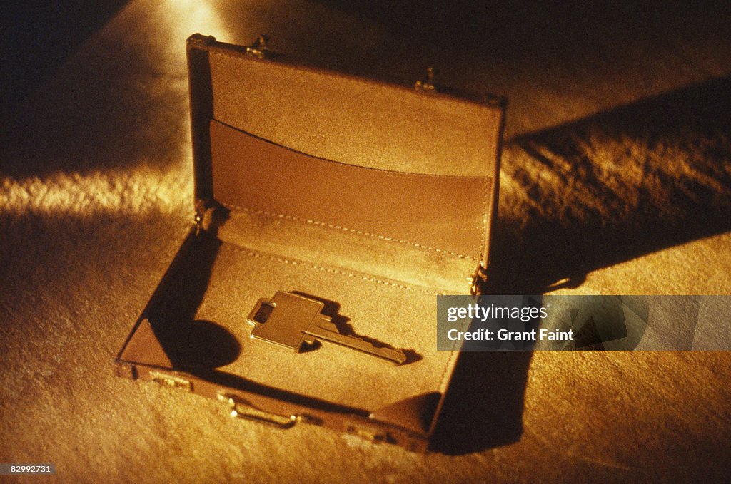 Key in mini briefcase