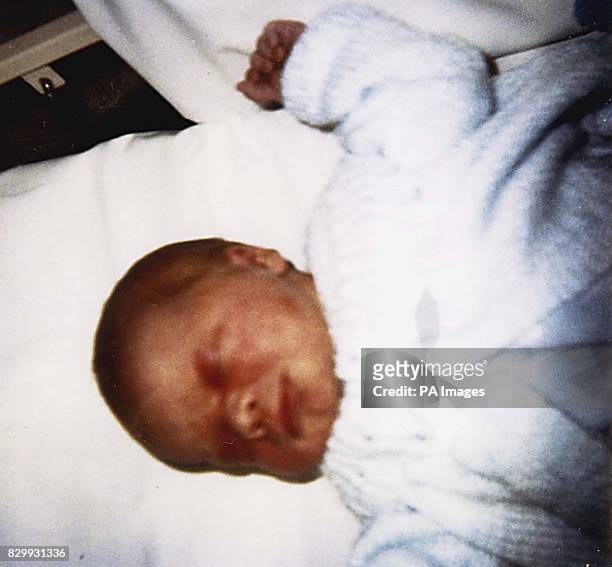 The baby, weighing 9lb 9oz, born by caesarian section at Basildon Hospital after her mother, Sue Cole, was seriously injured in a road crash in...