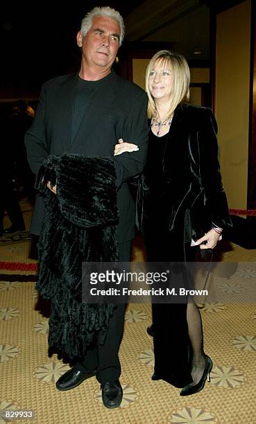 Singer Barbra Streisand and her husband, actor James Brolin attend the 54th Annual Directors Guild Awards at the Century Park Plaza Hotel March 9,...