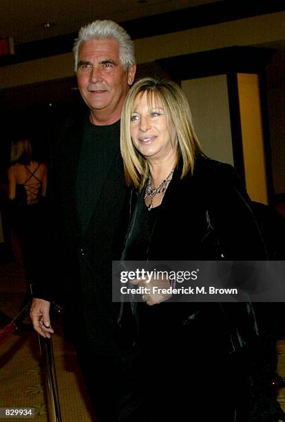 Singer Barbra Streisand and her husband, actor James Brolin attend the 54th Annual Directors Guild Awards at the Century Park Plaza Hotel March 9,...