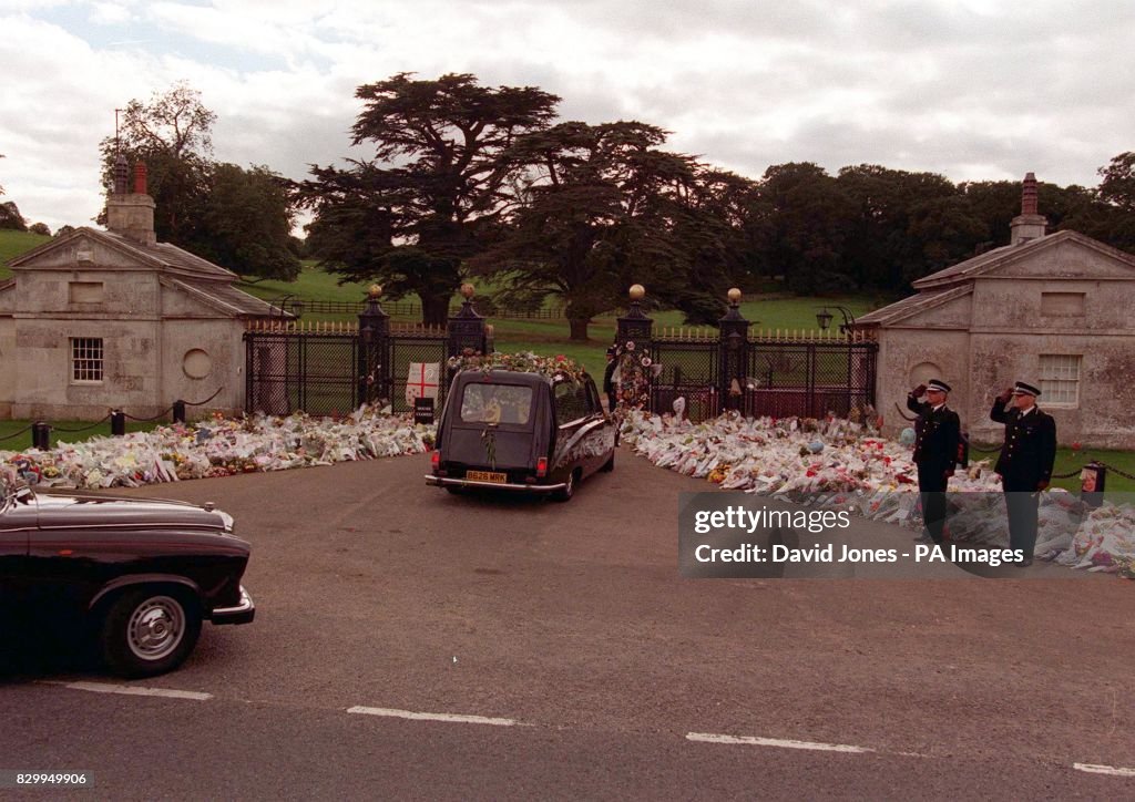 ALTHROP Diana's hearse