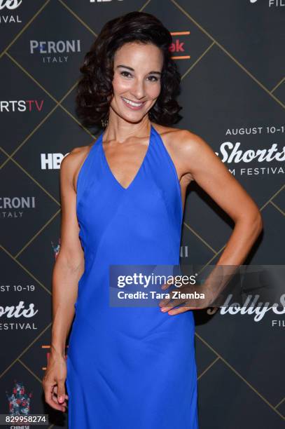 Actress Alison Becker attends the 2017 HollyShorts Film Festival Opening Night Gala at TCL Chinese 6 Theatres on August 10, 2017 in Hollywood,...