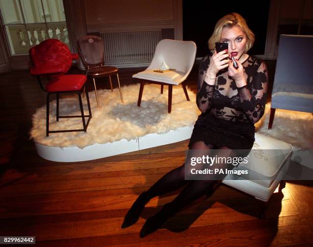 Supermodel Sophie Dahl, takes part in a unique Virtual Art Gallery, inspired by and using Oil of Ulay's new Colour Collection cosmetics at the ICA in...