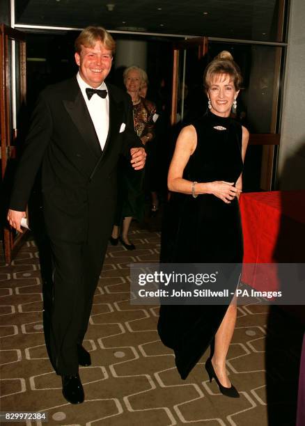 19/11/97 : LADY ROMSEY AND UNIDENTIFIED COMPANION ATTEND THE ROYAL GALA CONCERT, AT THE ROYAL FESTIVAL HALL, IN CELEBRATION OF THE QUEEN AND DUKE OF...