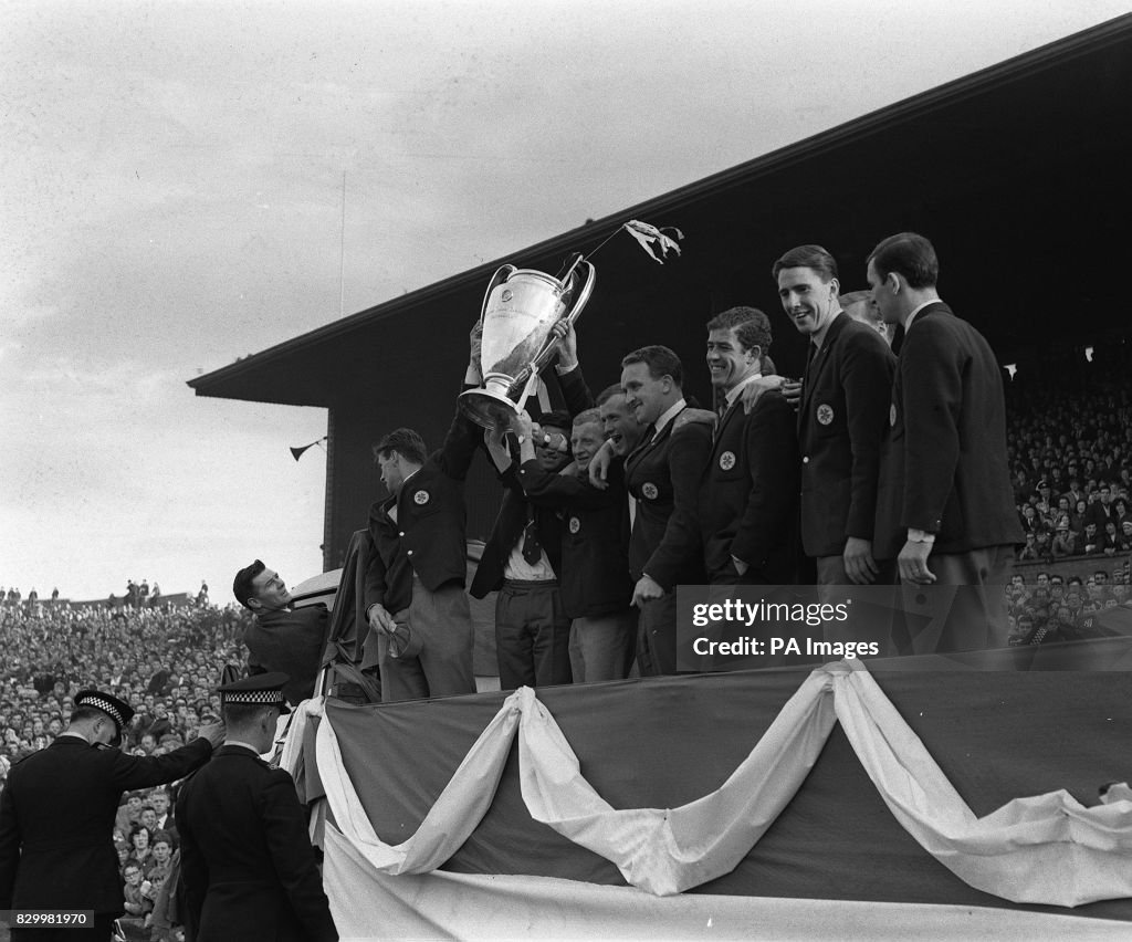 Celtic F.C. - Team Parade European Cup - Celtic Park