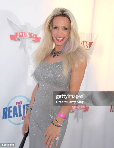 Alexis Arquette arrives at the Fox Reality Channel's "Really Awards" held at Avalon Hollywood on September 24, 2008 in Hollywood, California.