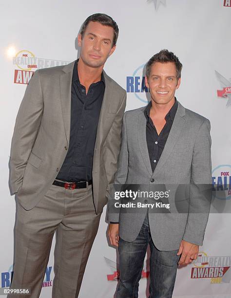 Jeff Lewis and Ryan Brown arrive at the Fox Reality Channel's "Really Awards" held at Avalon Hollywood on September 24, 2008 in Hollywood, California.